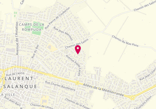 Plan de ABC Piscines, 17 Rue Joseph Sunyer, 66250 Saint-Laurent-de-la-Salanque