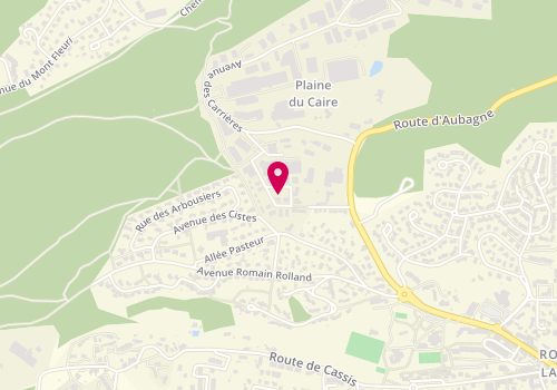 Plan de Paradise Piscine, 346 Avenue des Rigaou, 13830 Roquefort-la-Bédoule