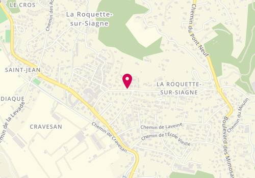 Plan de 06 Piscines, 265 Chemin Commune, 06550 La Roquette-sur-Siagne