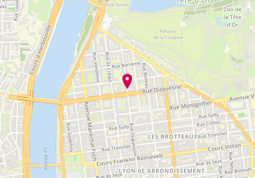 Plan de L'Maison Bleue (Marketplace, Piscine & Container Piscine), 47 Rue Duquesne, 69006 Lyon