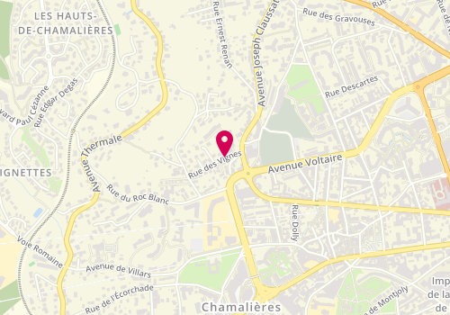 Plan de Mg Les Piscines Michel Gaxatte, 6 Rue Vignes, 63400 Chamalières