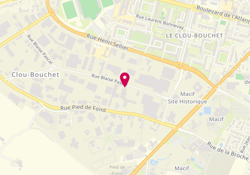 Plan de Abrimobile, 13 Rue Blaise Pascal Zone Industrielle de Saint Liguaire, 79000 Niort