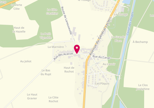 Plan de Pauchard Piscines et Paysages, 2 Rue des Acacias, 54290 Roville-devant-Bayon