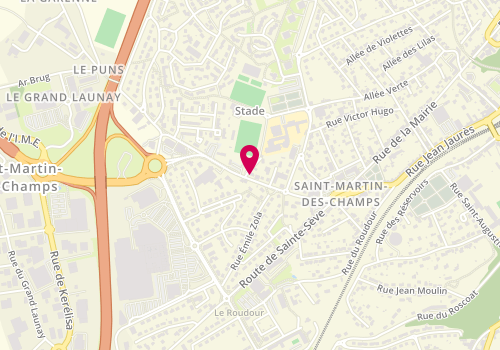 Plan de ABIVERT St Martin des Champs, 17 Route Plouvorn, 29600 Saint-Martin-des-Champs