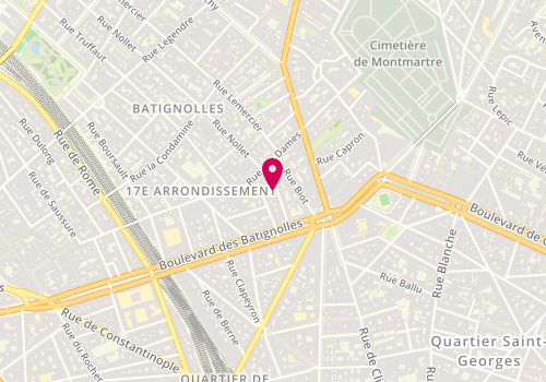 Plan de BARDINET Alexis, 19 Rue Lécluse, 75017 Paris