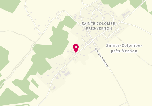 Plan de Edenreve Piscine, 24 Rue Chambray, 27950 Sainte-Colombe-près-Vernon